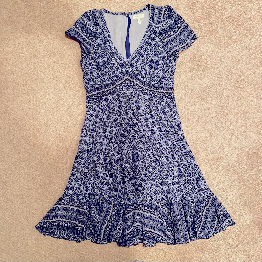 Rebecca Taylor 💙 Mars Paisley Dress - Picture 5 of 6
